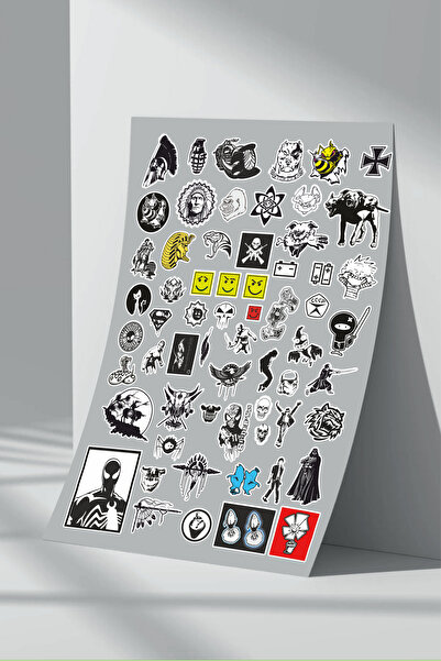 Sticker Market Set de autocolante pentru laptop - Pachet de 1