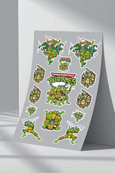 Sticker Market Set de autocolante cu model Ninja Turtle