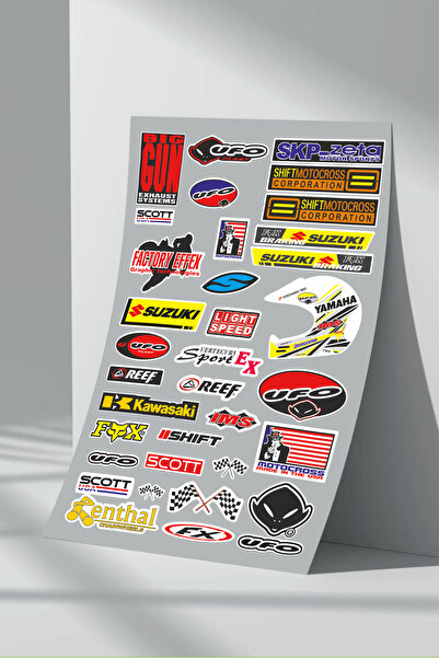Sticker Market مجموعة ملصقات سيارات للدراجة والدراجات النارية من Sponsor (5)