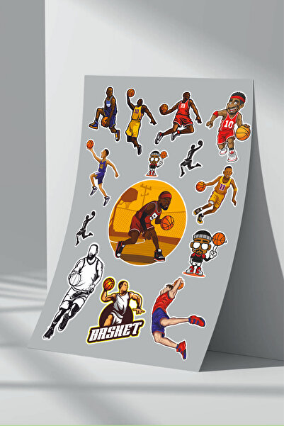 Sticker Market Set de autocolante de baschet - Pachet de 1