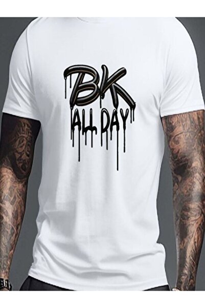 classy moda Μπλουζάκι μονόχρωμο - Λευκό μπλουζάκι με κοντό μανίκι με λαιμόκοψη