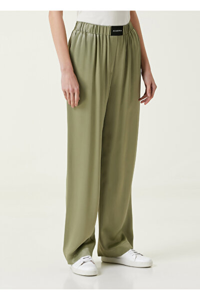 Academia Size 36 Khaki Satin Pajama Pants