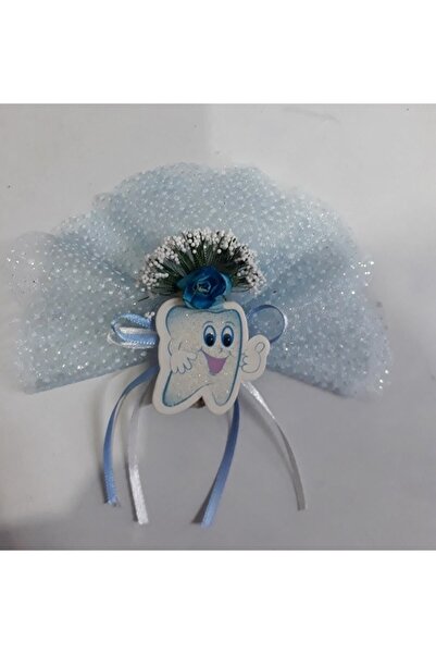 Büşra Süsleme Diş Buğdayı Hediyelik Magnet Dişim Çıktı Erkek 30 Lu * 15 Ad. K...