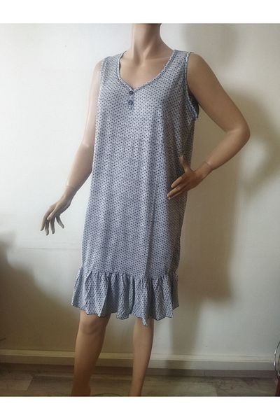 Flamingo Polka Dot Printed Nightgown