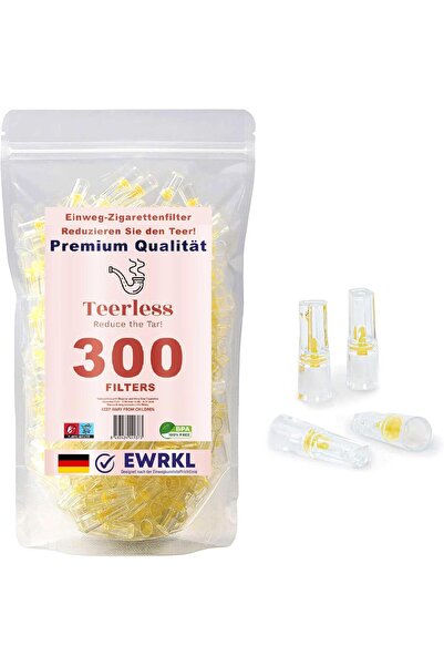 Premium Sigara Ağızlığı Filtresi 300'lü Poşet