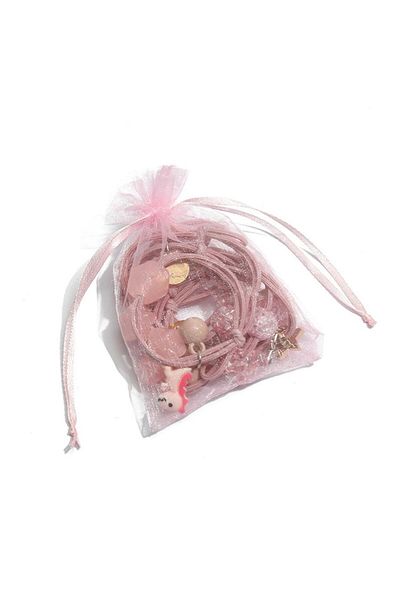 So Much Accesories So Much Tulle Pouch 1stClass Double Elastic Cute Rubber Buckle Set 8 Pieces