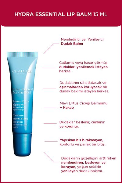 Clarins HYDRA-ESSENTIEL 15ML Lip Balm - Repairing Type
