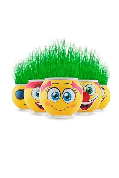 Çimoji Emoji Çim Adam 4'lü Paket (Paket Içinde 4 Adet Mevcuttur.)