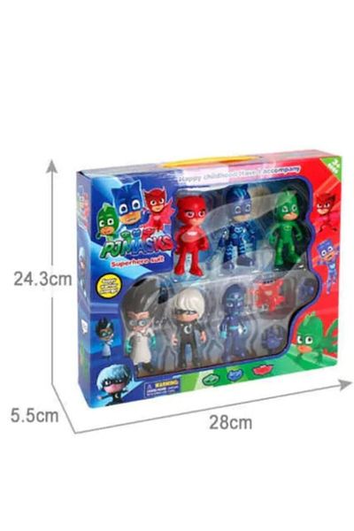 PJMASKS Set of 6 -pj Masks - Pjamaskeliler Figure-boxed