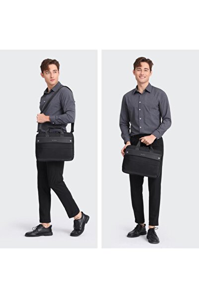 C-active Ανδρική υφασμάτινη τσάντα χαρτοφύλακα και φορητού υπολογιστή Oxford - 8746