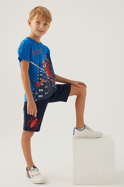 SPIDERMAN Marvel Boy Blue Bermuda Suit