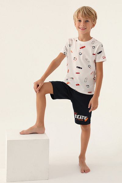 Arnetta Skateboard Cream Boy Bermuda Suit