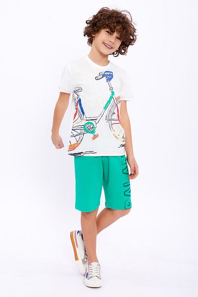 ROLY POLY Rolypoly Bike Cream Boys' Bermuda Suit