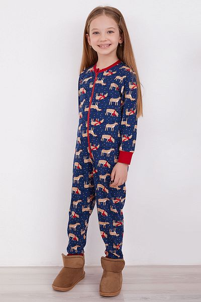 ROLY POLY Гащеризон за момиче Rolypoly Deer Dark Indigo