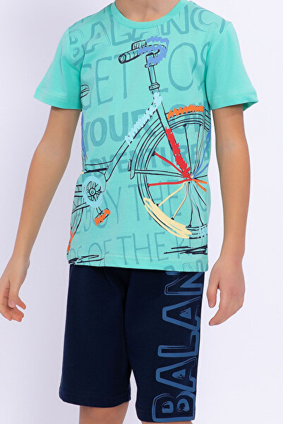 ROLY POLY Rolypoly Bike Su Yeşili Erkek Çocuk Bermuda Takım