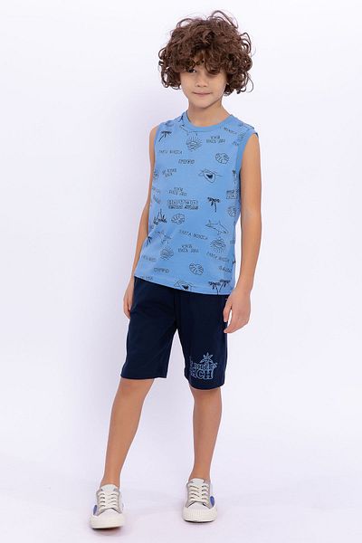 ROLY POLY Rolypoly Surf Rider Beach Indigo Boy Bermuda Set