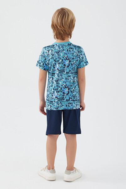 ROLY POLY Rolypoly Skate Rider Turquoise Boy Bermuda Suit