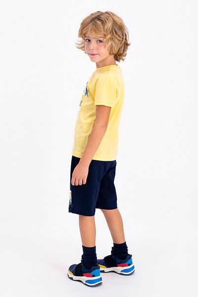 ROLY POLY Rolypoly Ride The Waves Pale Yellow Youth Men's Bermuda Suit