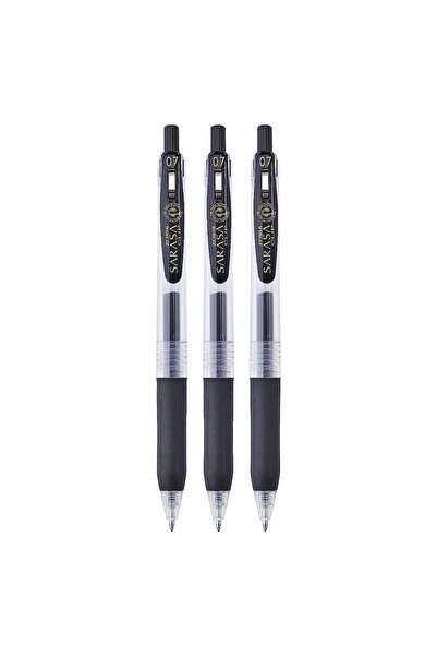 Zebra Sarasa Clip Jel Kalem 0.7 Mm Siyah 3'lü Set