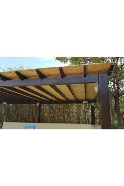 metro hasır Doğal Kamış Hasır Çit 2,5m X 6m Doğal Bambu -bahçe Çiti - Gölgelik Hasır -tavan Dekorasyon