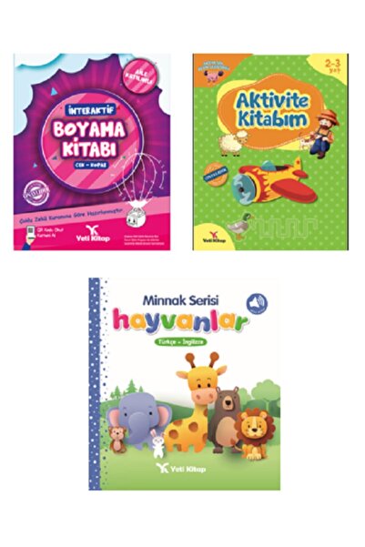 yeti kitap مجموعة كتب الانتباه المعززة بالإضافة إلى عمر 3 سنوات Feyyaz Ulaş