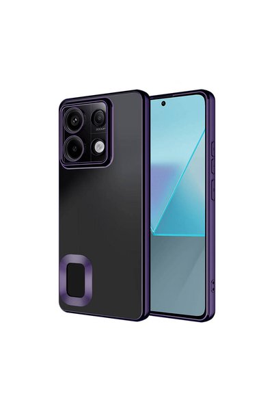 Alan Tech حافظة سفلية متوافقة مع هاتف Xiaomi Redmi Note 13 Pro 4G مع شعار محم...