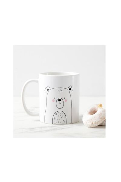 BaskıBazar كوب بطبعة دب