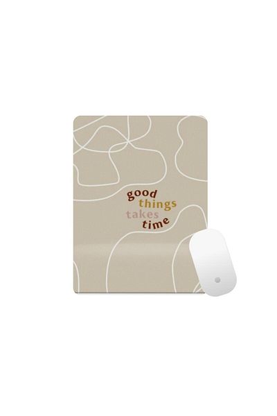 BaskıBazar Mouse Pad din seria Motivational cu suport pentru încheietura mâinii