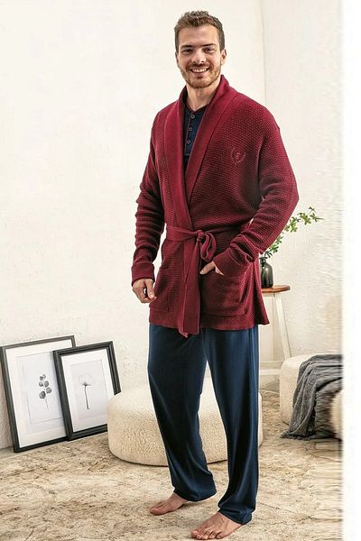 Eros Pijama Eros New Season Ανδρικό Σετ Πιτζάμες Ropteşambirlı 5 τεμαχίων με κουτί προίκας