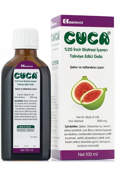 Berko 100 ml Food Supplement ContaininG Cuca FiG Extract