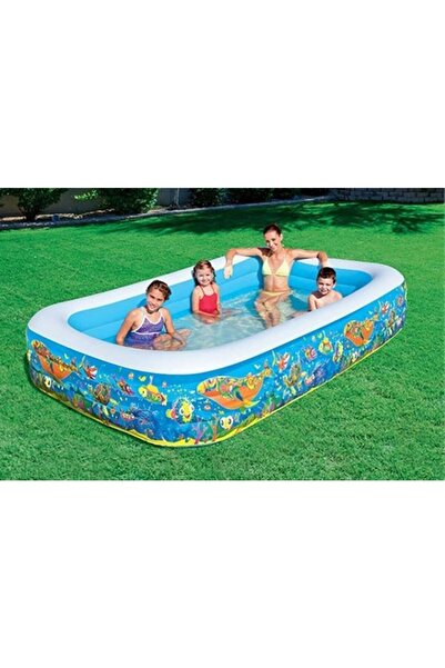 BESTWAY Okyanus Desenli Şişme Aile Havuzu - 54121