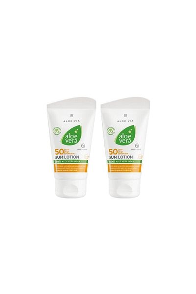LR Aloe Vera Sunscreen Lotion Set of 2 - SPF 50, 75ml