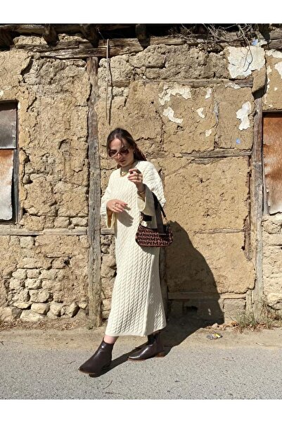 Boutique Tricotat Păr Model Tricotaj Rochie