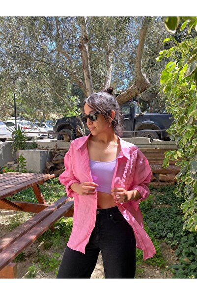 Gaia Rainbow Тканина Oversize Сорочка