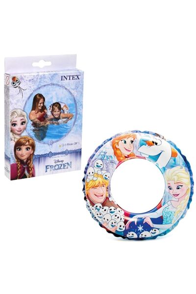 Intex Frozen 3-6 Yaş Çocuk Deniz Havuz Yüzme Simiti 51 Cm