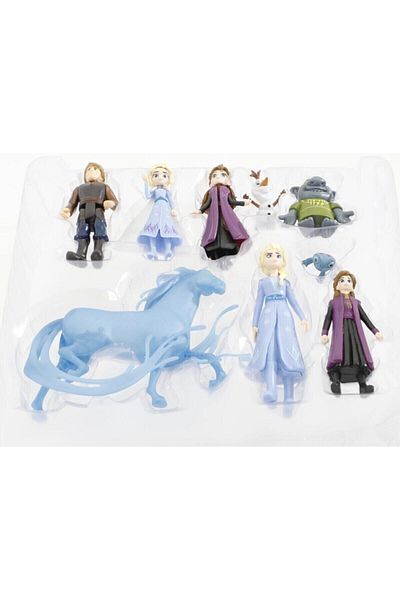 Cango Frozen Frozen Figure Toy Set Elsa Anna Olaf Kristoff Bulda Sven Bruni