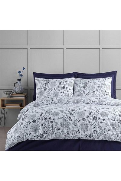 ALTINBAŞAK HOME COLLECTİON Altınbaşak Ranforce Unique Moonlit Double Duvet Cover Set