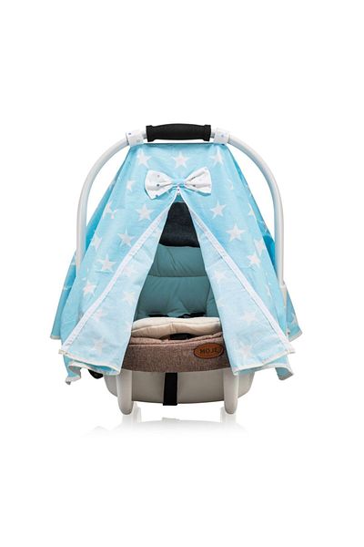 Moje Stroller Cover - Mega Star Blue