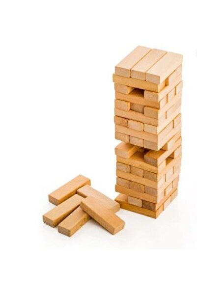 Yerli 54 قطعة من مكعبات جينجا الخشبية