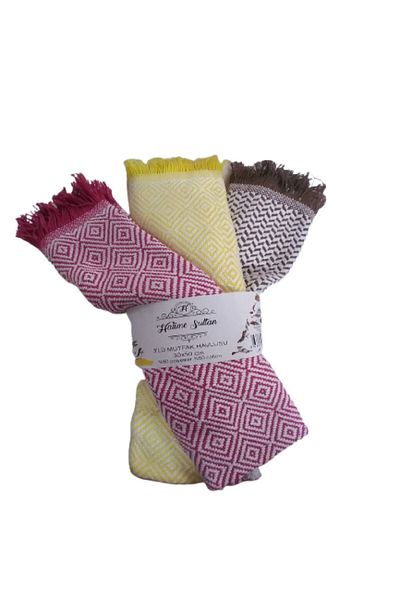 HALİME SULTAN 3-Piece Kitchen Towel