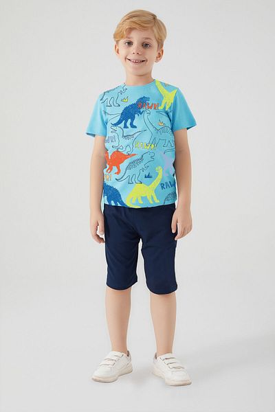 ROLY POLY Rolypoly Rawr Turquoise Boy Capri Suit