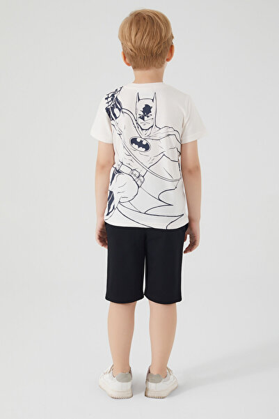 Batman Κοστούμι Hero Man White Boy Bermuda