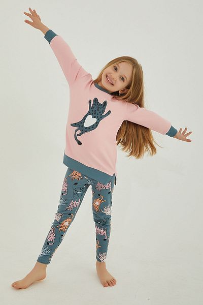 ROLY POLY Rolypoly Spotted Cat Pink Girl's Tights Set