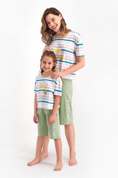 ROLY POLY Set Capri Rolypoly Make A Wish Water Green Girls