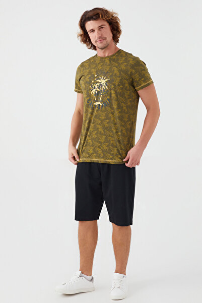 Arnetta Surfing Spirit Dark Khaki Men's Bermuda Suit