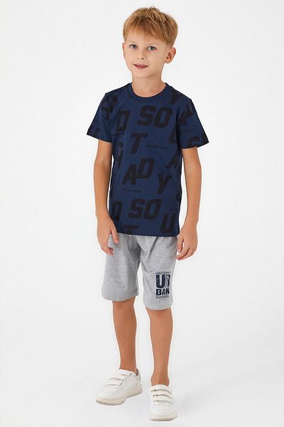 ROLY POLY Rolypoly Urban Team Navy Blue Boy Bermuda Suit