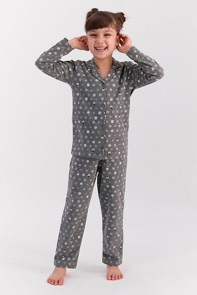 ROLY POLY Rolypoly Snows Antramelange - Girl's Shirt and Pajama Set