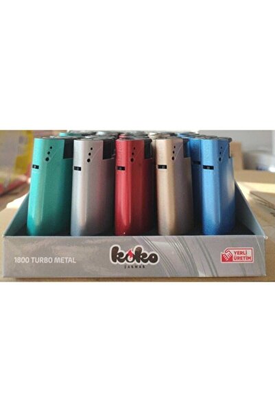 Koko Turbo Metal Resistanslı Çakmak 25 Adet