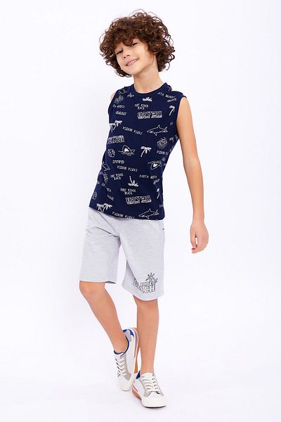 ROLY POLY Rolypoly Surf Rider Beach Navy Blue Boy Bermuda Suit