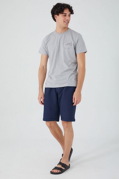 Arnetta You Dont Always Cloud Gray Men's Bermuda Suit